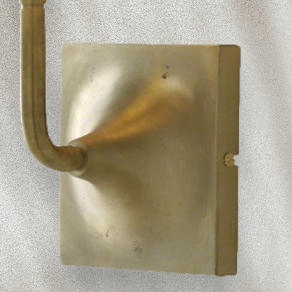 Brass Wall Sconce with Fabric Shade - GILDLAMPS