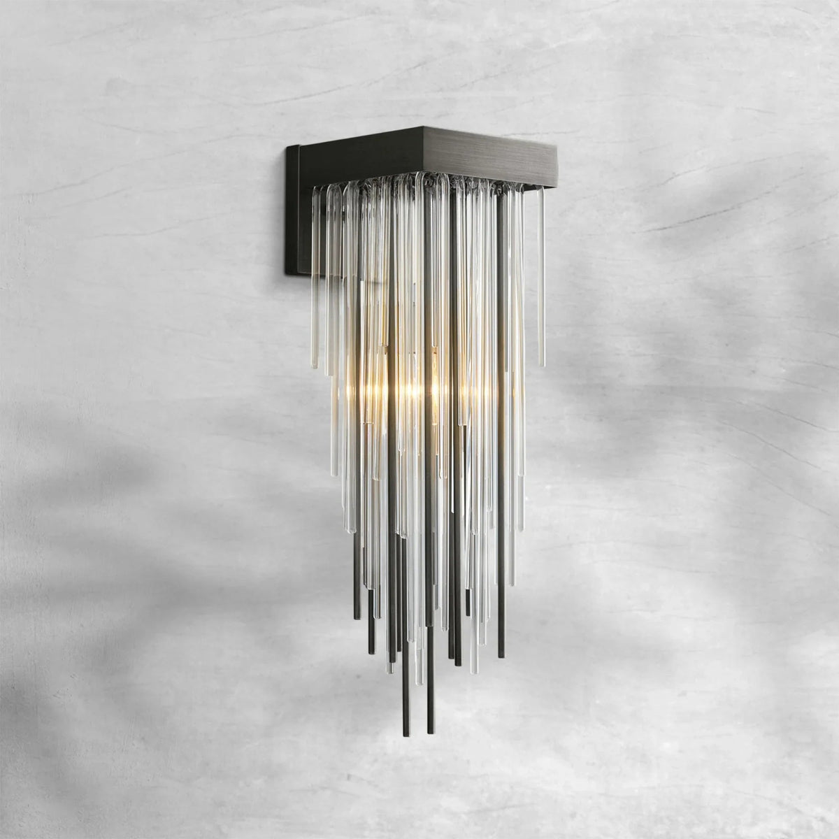 Caelix Blown Glass Wall Sconce - GILDLAMPS