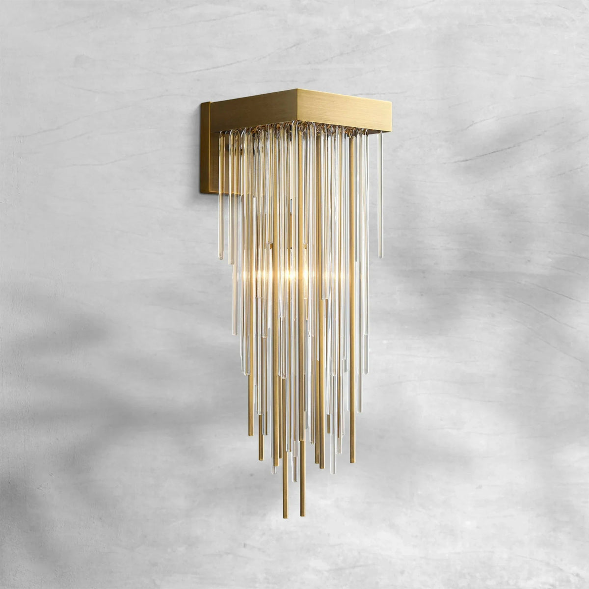 Caelix Blown Glass Wall Sconce - GILDLAMPS
