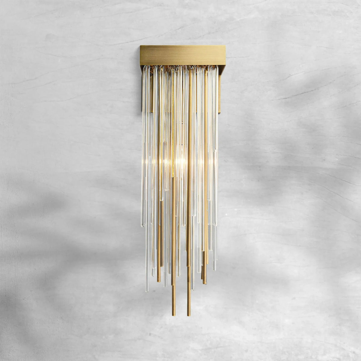 Caelix Blown Glass Wall Sconce - GILDLAMPS