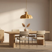Modern Hanging Pendant Light with Sculpted Shade - GILDLAMPS
