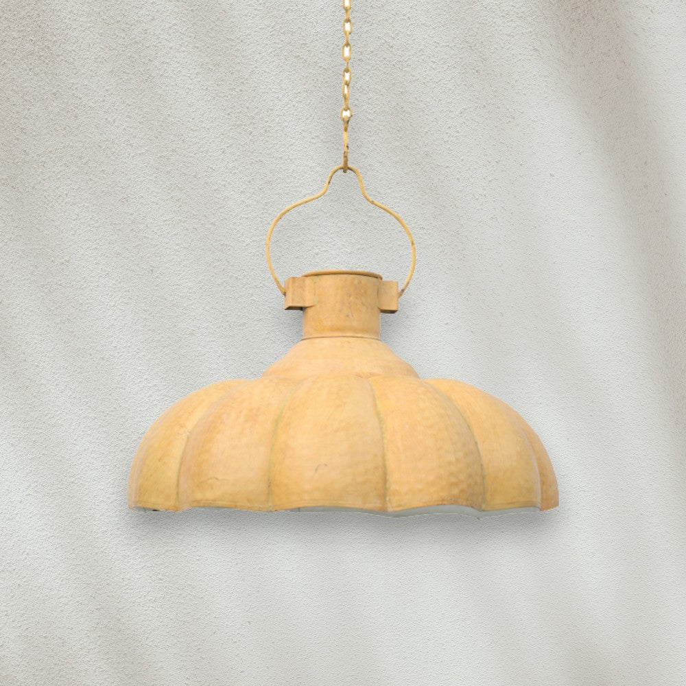 Modern Hanging Pendant Light with Sculpted Shade - GILDLAMPS