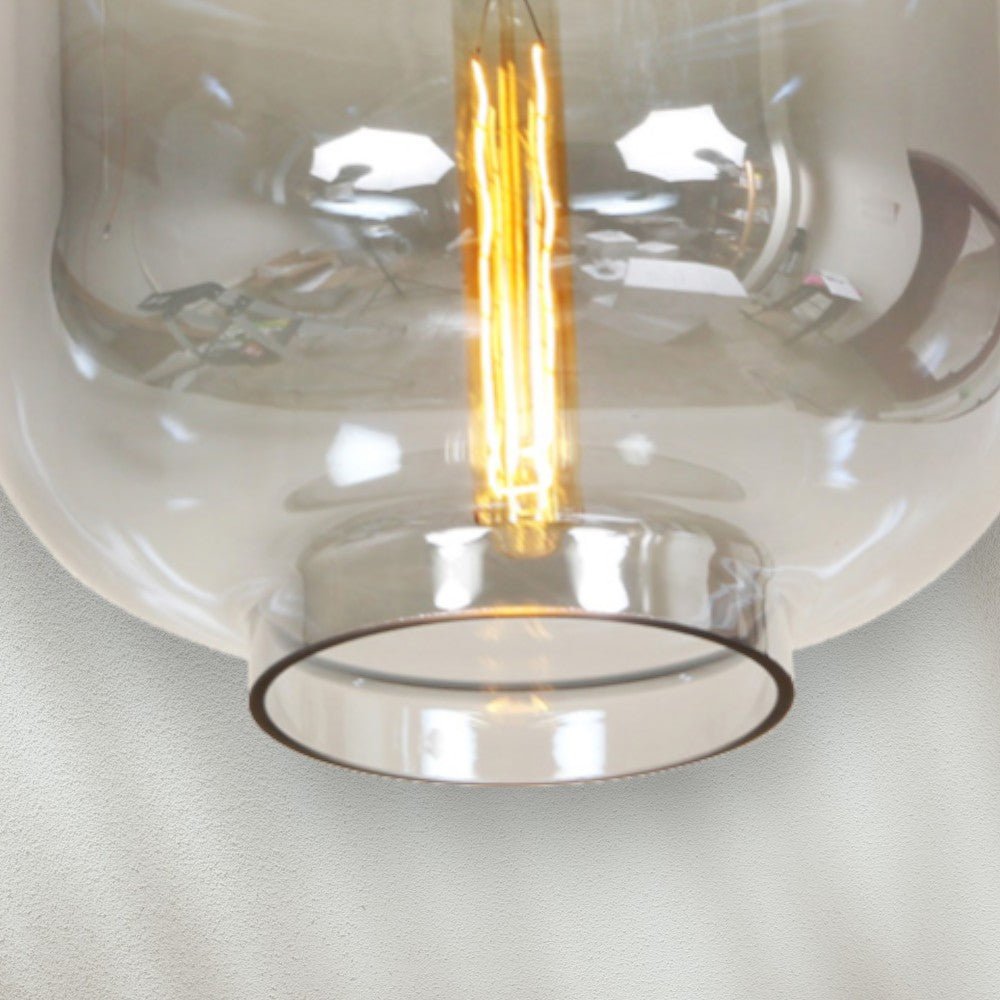 Modern Pendant Light with Clear Glass Shade - GILDLAMPS
