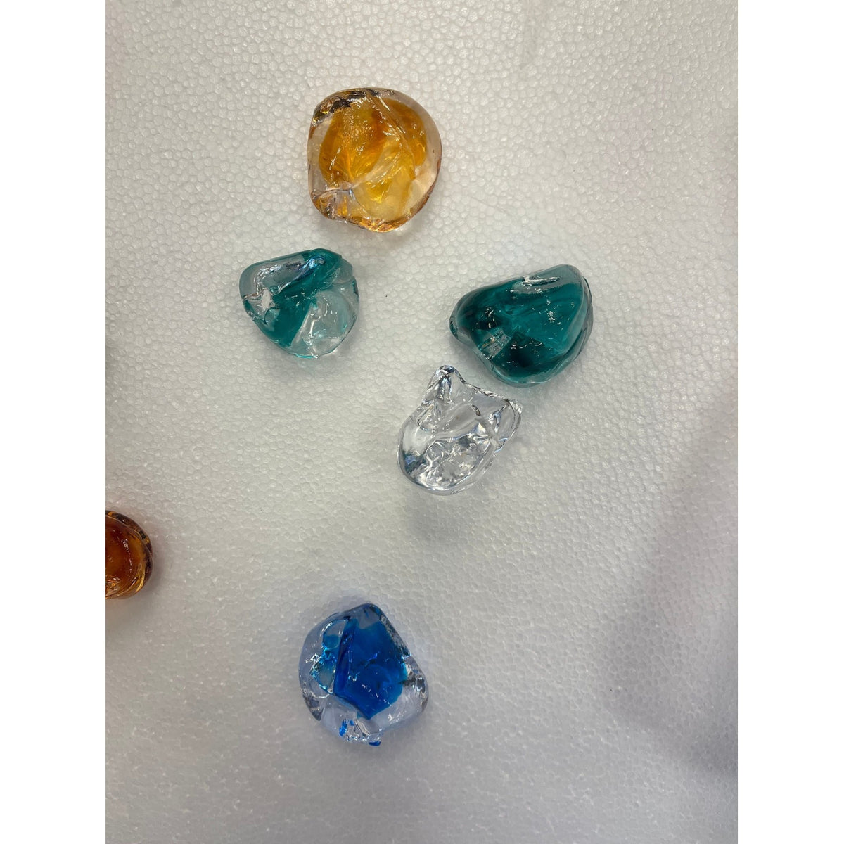 Rainfall Glass Gem Stone Chandelier - GILDLAMPS
