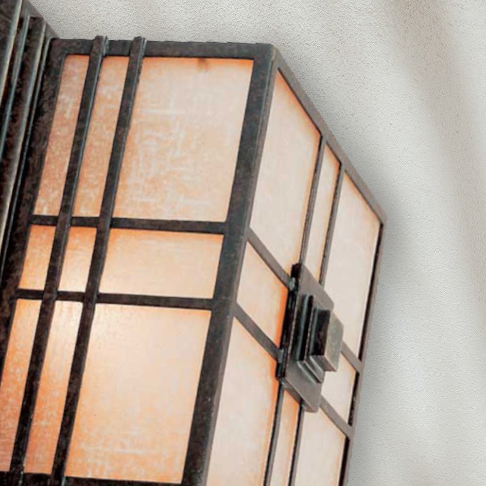 Traditional Square Ceiling Light with Frosted Glass - GILDLAMPS